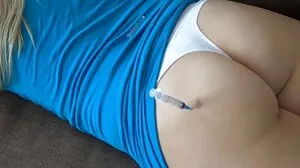 ShesNew ஹாட் பொன்னிற டீன் அடிசன் Avery POV ராம்ட்